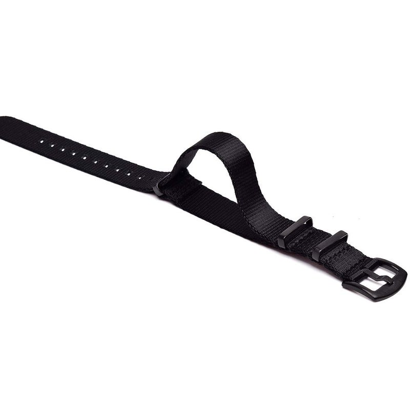 Ritche Christmas Gift Military Ballistic Nylon Watch Strap with Heavy Buckle 18mm 20mm 22mm Premium Nylon Watch Bands for Men Women, White Elephant Gifts, Stocking Stuffers for Men - Image 2